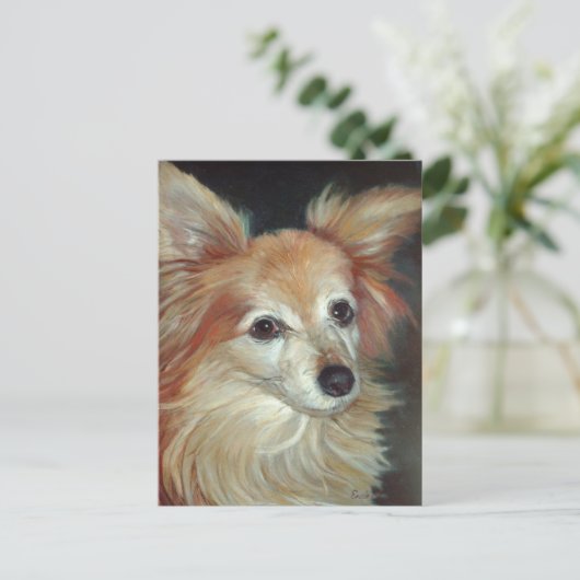 Papillon Briefkaart (Staand voorkant)