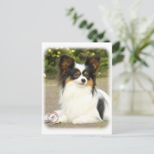 Papillon Briefkaart (Staand voorkant)