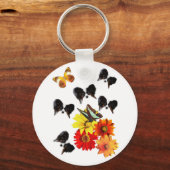 Papillon Butterfly Gifts Sleutelhanger (Voorkant)