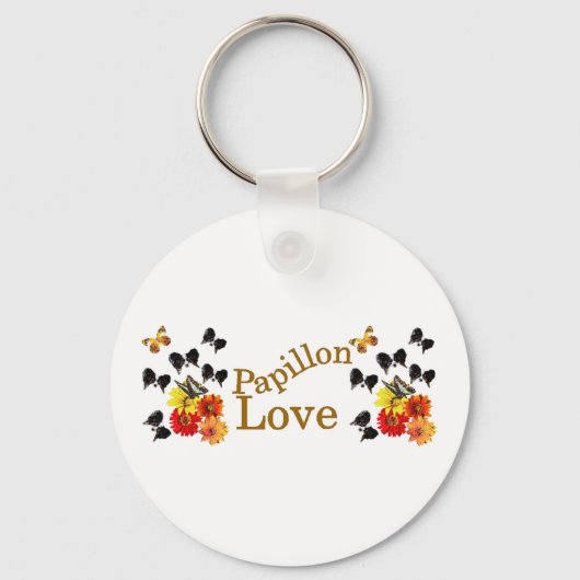 Papillon Butterfly Gifts Sleutelhanger (Voorkant)