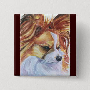 Papillon Button pins