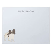 Papillon Cartoon Dog-laptop