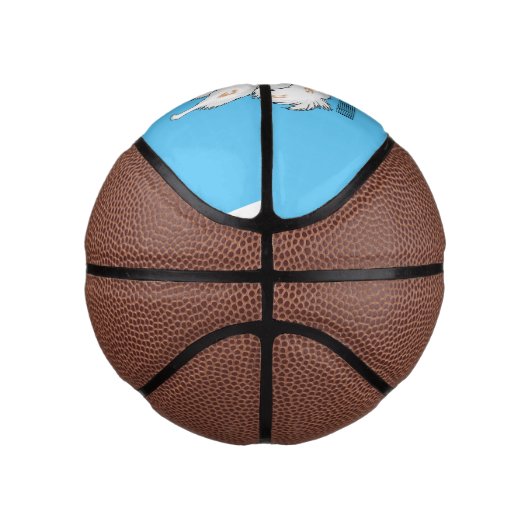 Papillon cartoon illustratie basketbal (Rechts)