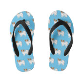 Papillon cartoon illustratie kinder teenslippers (Voetbed)