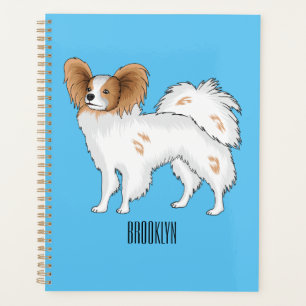 Papillon cartoon illustratie planner