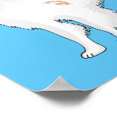 Papillon cartoon illustratie poster (Hoek)