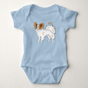 Papillon cartoon illustratie romper