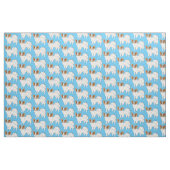 Papillon cartoon illustratie stof (Fat Quarter)
