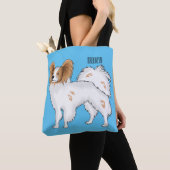 Papillon cartoon illustratie tote bag (Dichtbij)