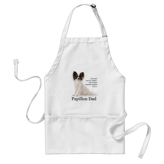 Papillon Dad Apron Standaard Schort (Voorkant)