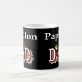 Papillon Dad Gifts Magische Mok (Center)