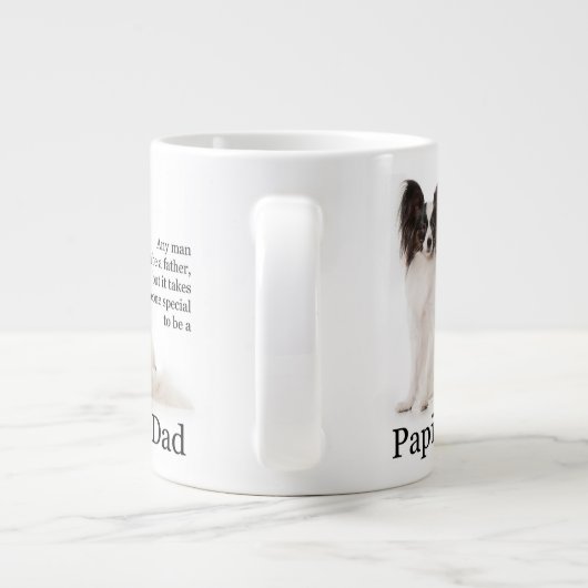 Papillon Dad Jumbo Mok (Achterkant)