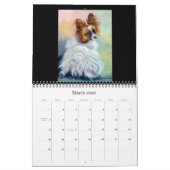 Papillon Dog Agenda Kalender (Mar 2026)