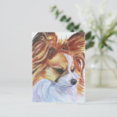 Papillon Dog Briefkaarten (Staand voorkant)