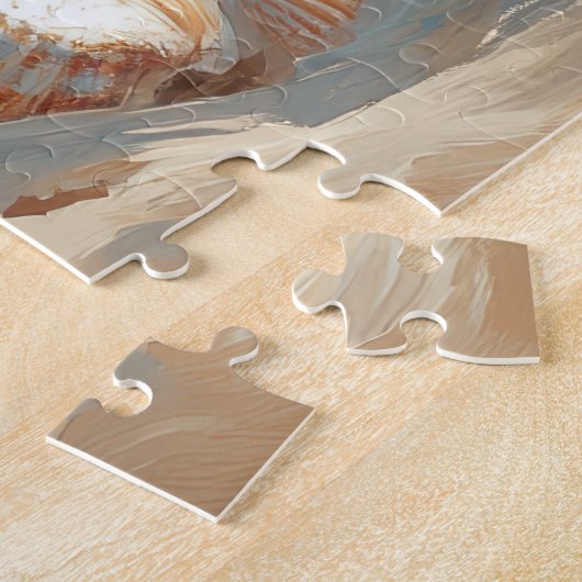 Papillon Dog Christmas  Beach Legpuzzel (Zijkant)