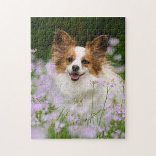 Papillon Dog Cute Romantic Portret Legpuzzel