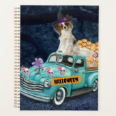 Papillon Dog Halloween Truck Planner (Voorkant)
