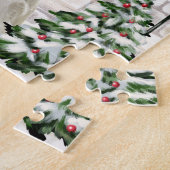 Papillon Dog Kerstmis Legpuzzel (Zijkant)