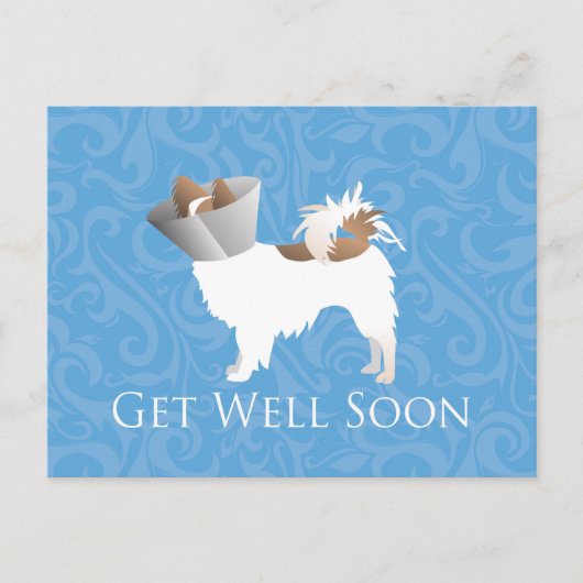 Papillon Dog krijgt snel een goed ontwerp Briefkaart (Voorkant)