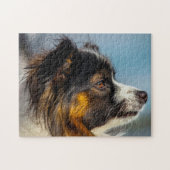 Papillon Dog Legpuzzel (Horizontaal)