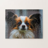Papillon Dog. Legpuzzel (Horizontaal)