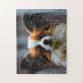 Papillon Dog. Legpuzzel (Verticaal)