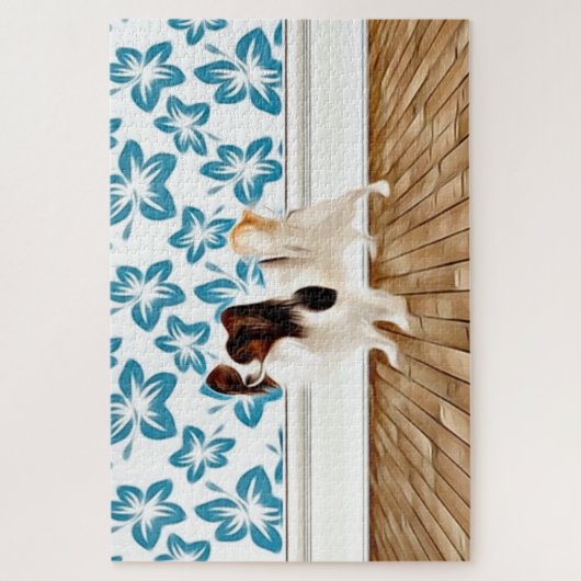 Papillon Dog Legpuzzel (Verticaal)
