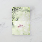 Papillon Dog Merry Christmas Card Kaart (Binnen)