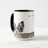 Papillon Dog Mok (Voorkant links)