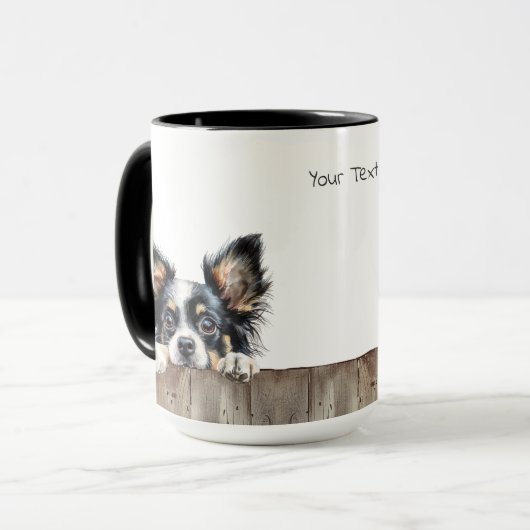 Papillon Dog Mok (Voorkant links)