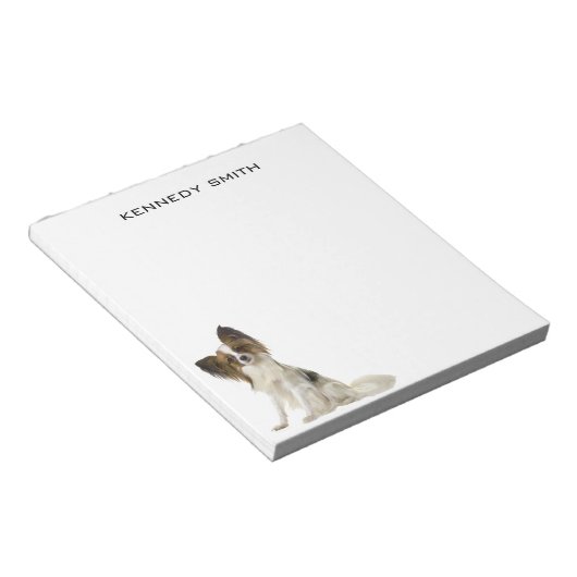 Papillon Dog Notitieblok (Schuin)