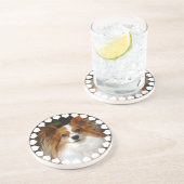 Papillon Dog Onderzetters (Zijkant)