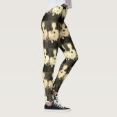 Papillon Dog-ontwerperleggings voor zwart en wit Leggings (Rechts)
