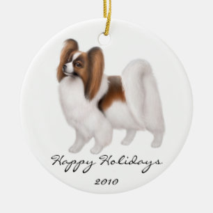  Papillon Dog Ornament