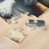  Papillon Dog Painting Legpuzzel (Zijkant)