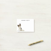 Papillon Dog Post-it® Notes (Op bureau)