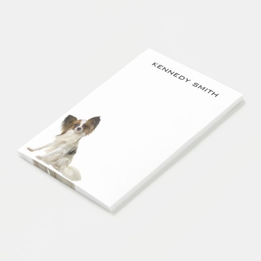 Papillon Dog Post-it® Notes (Schuin)