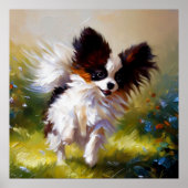 Papillon Dog Poster (Voorkant)