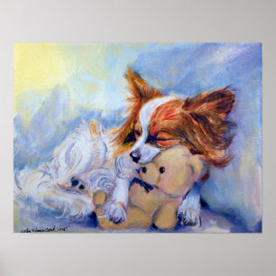 Papillon Dog Poster PRINT