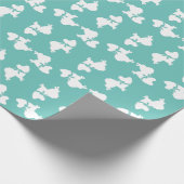 Papillon Dog Puppy Cadeaupapier (Hoek)