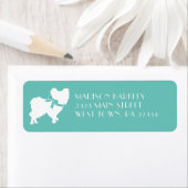 Papillon Dog Puppy Etiket (Insitu)