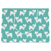 Papillon Dog Puppy Groot Cadeauzakje (Voorkant)