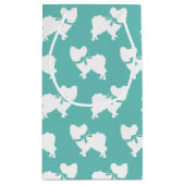 Papillon Dog Puppy Klein Cadeauzakje (Achterkant)