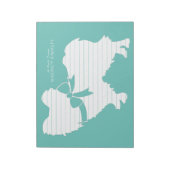 Papillon Dog Puppy Notitieblok (Linkerzijde)