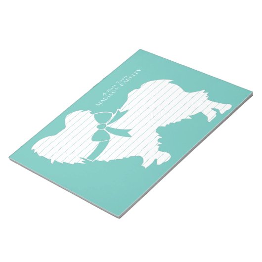 Papillon Dog Puppy Notitieblok (Schuin)