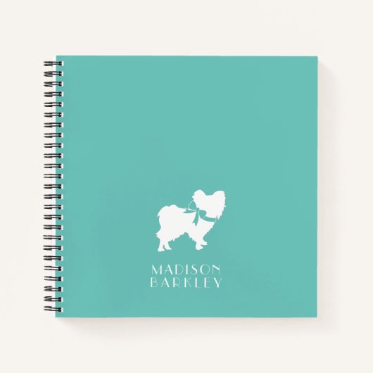 Papillon Dog Puppy Notitieboek (Voorkant)