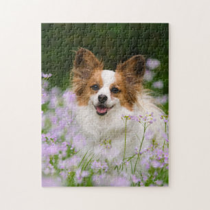 Papillon Dog Romantic Portrait Game 11x14 Legpuzzel
