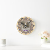 Papillon Dog Ronde Klok (Huis)