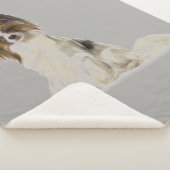 Papillon Dog Sherpa Deken (3/4)