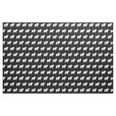Papillon Dog Silhouette Pet Stof (Fat Quarter)